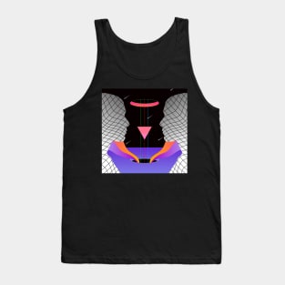 Psychedelic Lovers Surrealist Eye Trippy Design Tank Top